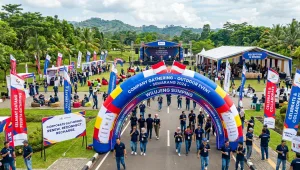 Balon Gate Balikpapan digunakan pada saat gathering perusahaan.