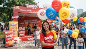Balon Sablon Padang menambah daya tarik produk pada kegiatan promosi.