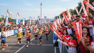 Balon Promosi Murah Bengkulu sebagai media dukungan kepada peserta event marthon.