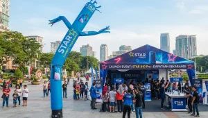 Balon Promosi Murah Medan menjadi media branding produk.