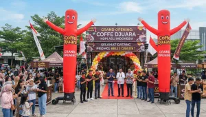 Balon Sky Dancer Murah Banda Aceh untuk acara grand opening.