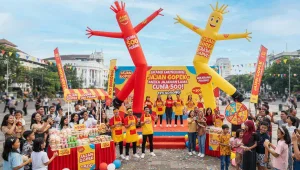 Balon Sky Dancer Murah Karawang menjadi daya tarik produk saat promosi.