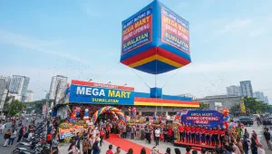Balon Udara Murah Bengkulu untuk acara grand opening.