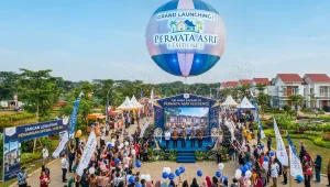 Balon Udara Murah Samarinda untuk peresmian perumahan.