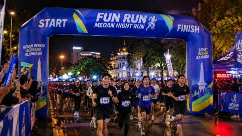 balon gate medan fun run night