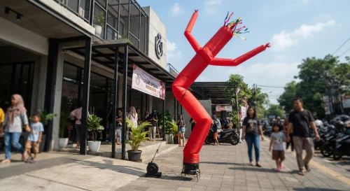 balon sky dance tangerang untuk promosi toko anda