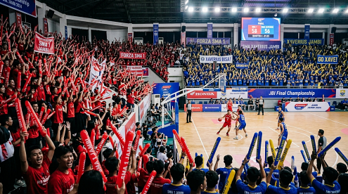 balon tepuk jambi event basket