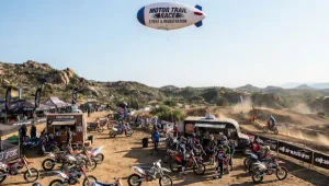 Saat acara motor trail untuk memperkuat branding dan menarik perhatian peserta