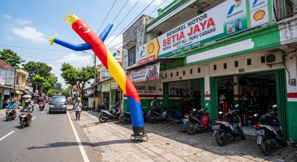 jual balon sky dancer di malang